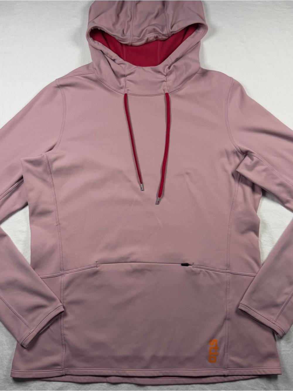 Stio Women’s Technical Softshell Hoodie Size XL Dusty Rose pullover